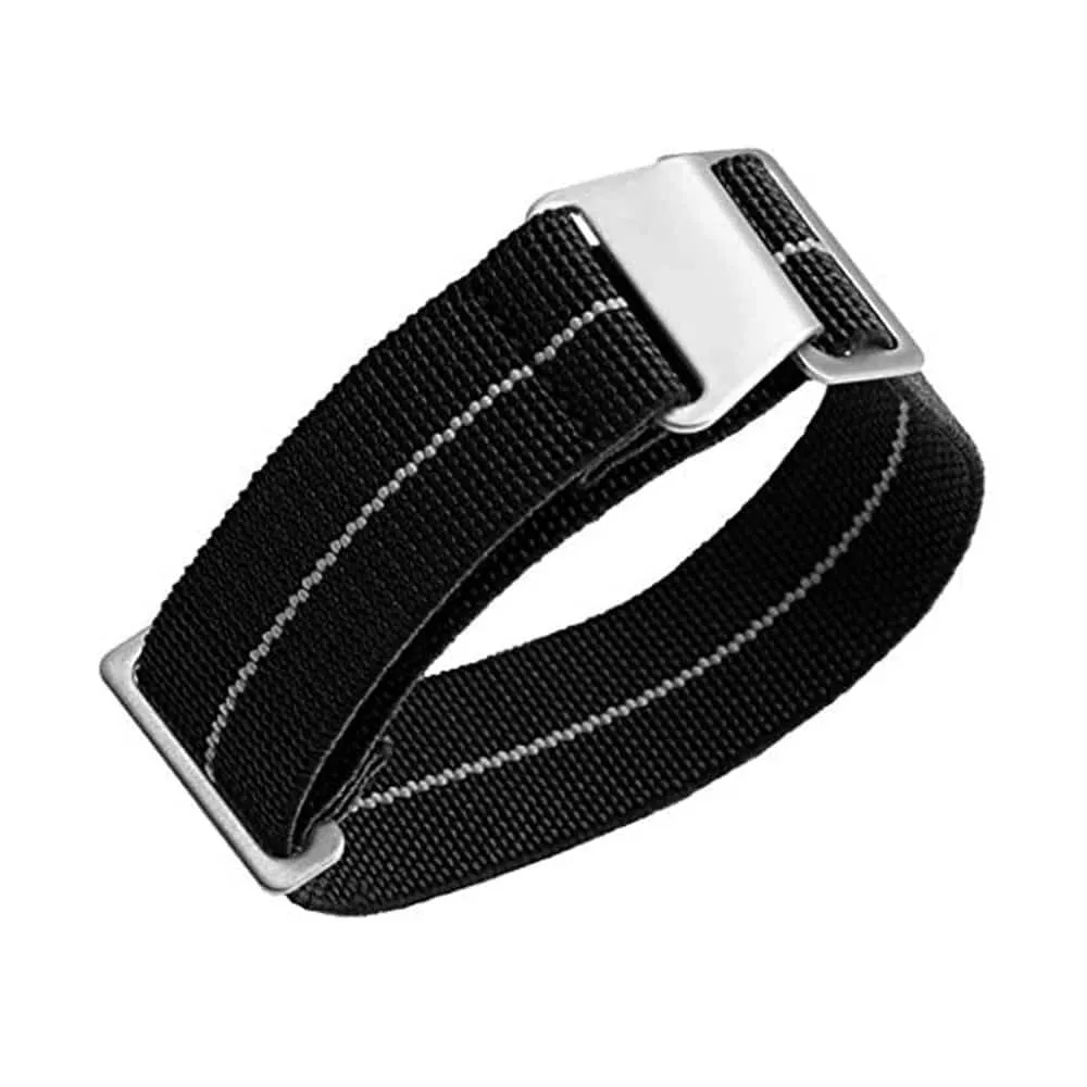 18mm Paratrooper watch straps - Black