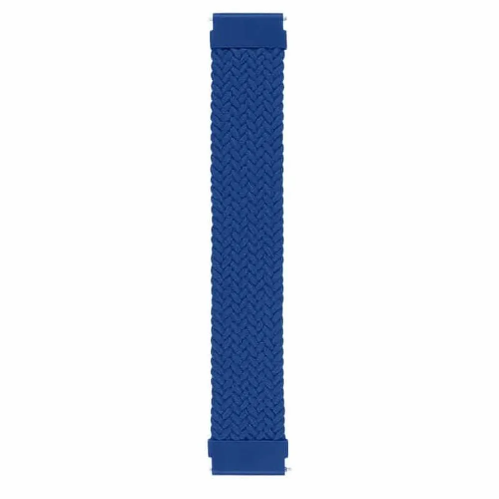 20mm Braided Solo Loop Band,Size:M(145mm) - Navy