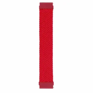 20mm Braided Solo Loop Band,Size:M(145mm) - Red
