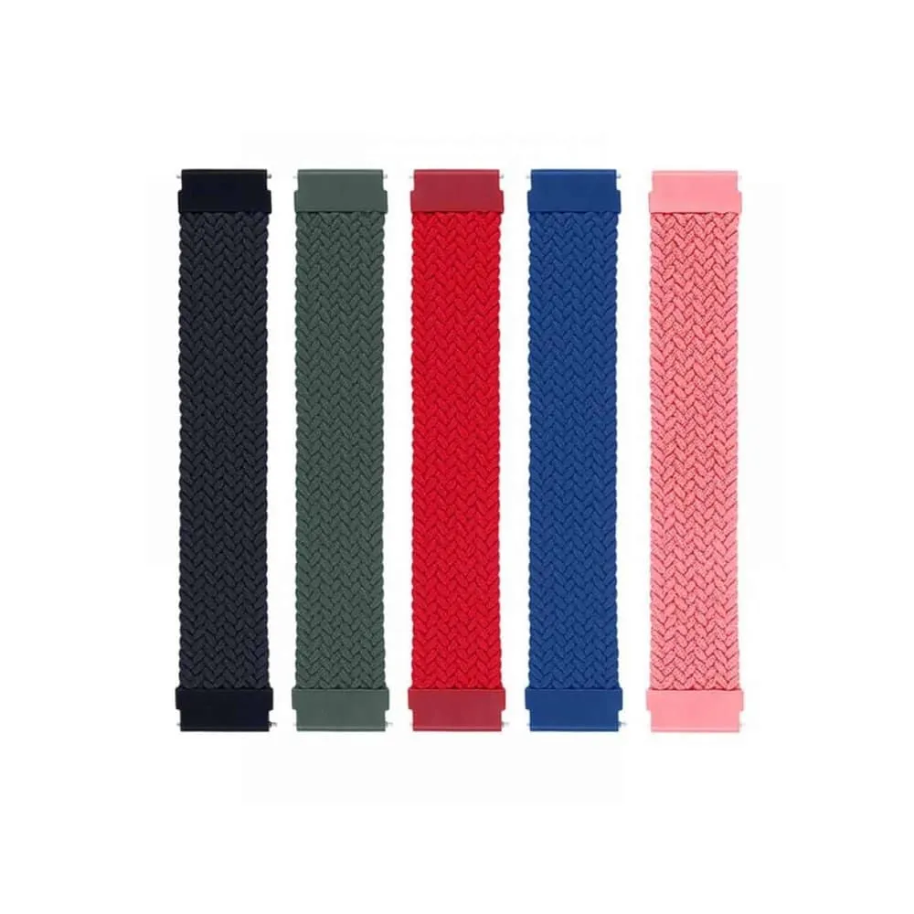 20mm Braided Solo Loop Band,Size:XL(165mm) - Army Green