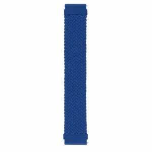 20mm Braided Solo Loop Band,Size:XL(165mm) - Navy