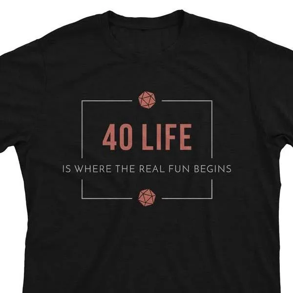 40 Life EDH - Magic the Gathering Unisex T-Shirt