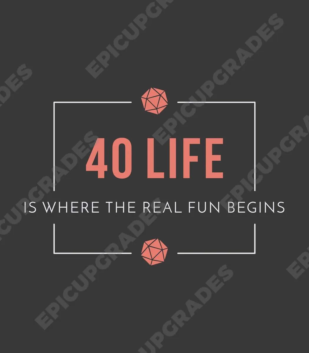 40 Life EDH - Magic the Gathering Unisex T-Shirt