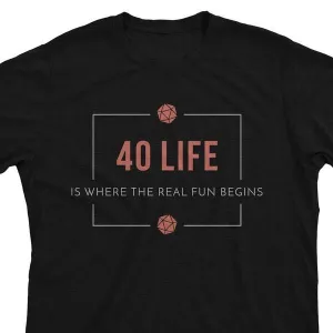 40 Life EDH - Magic the Gathering Unisex T-Shirt