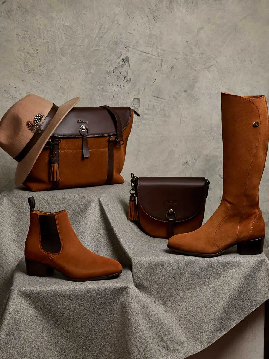 40% OFF DUBARRY Bray Chelsea Boots - Ladies - Camel Suede - Size: UK 6.5
