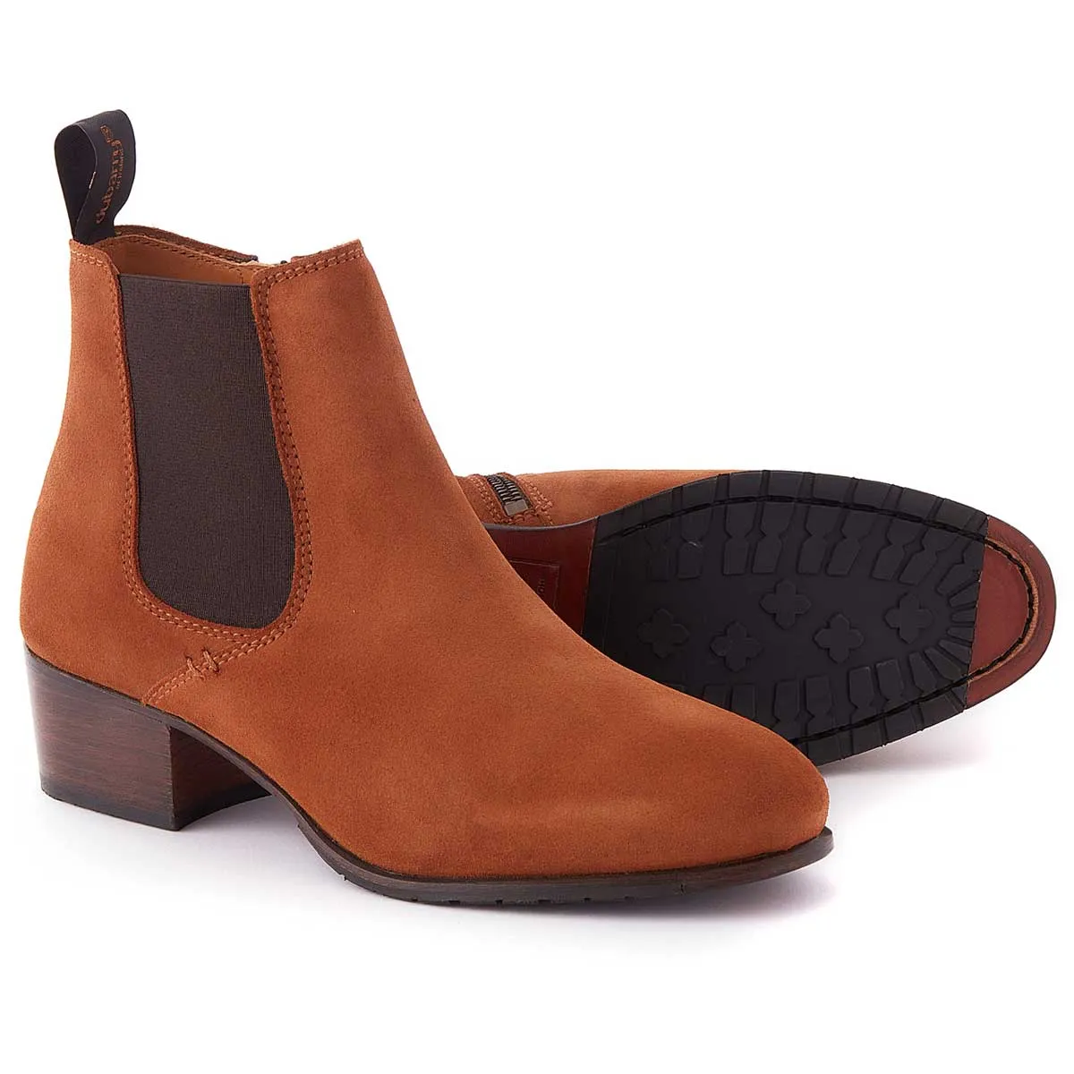 40% OFF DUBARRY Bray Chelsea Boots - Ladies - Camel Suede - Size: UK 6.5