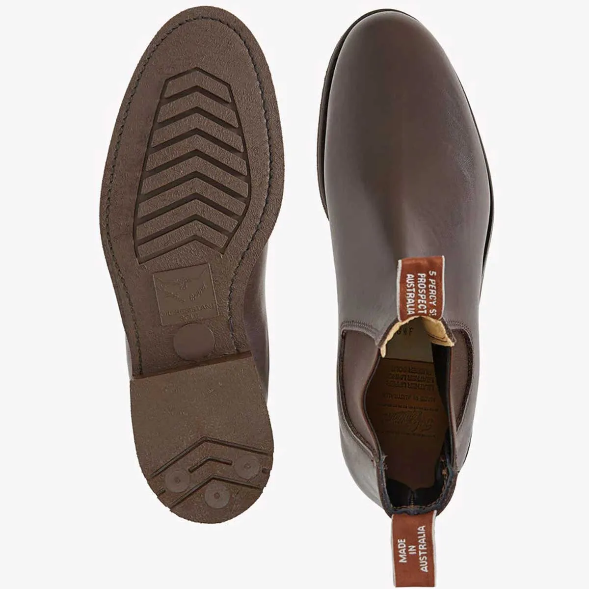 40% OFF RM WILLIAMS Gardener Boots - Men's - Brown -Size: UK 6.5 (H Wide Fit)