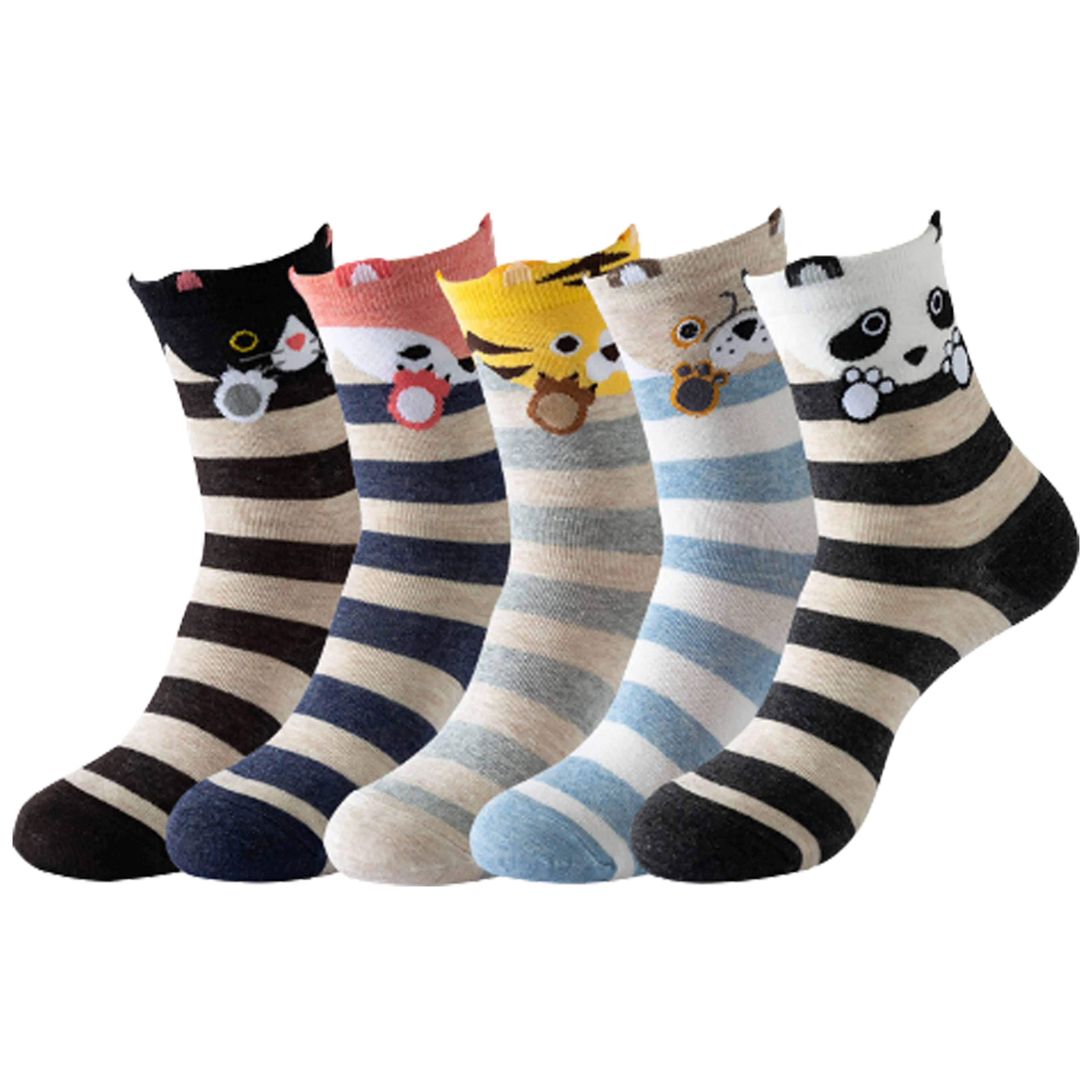 5 Pack Novelty Animal Socks