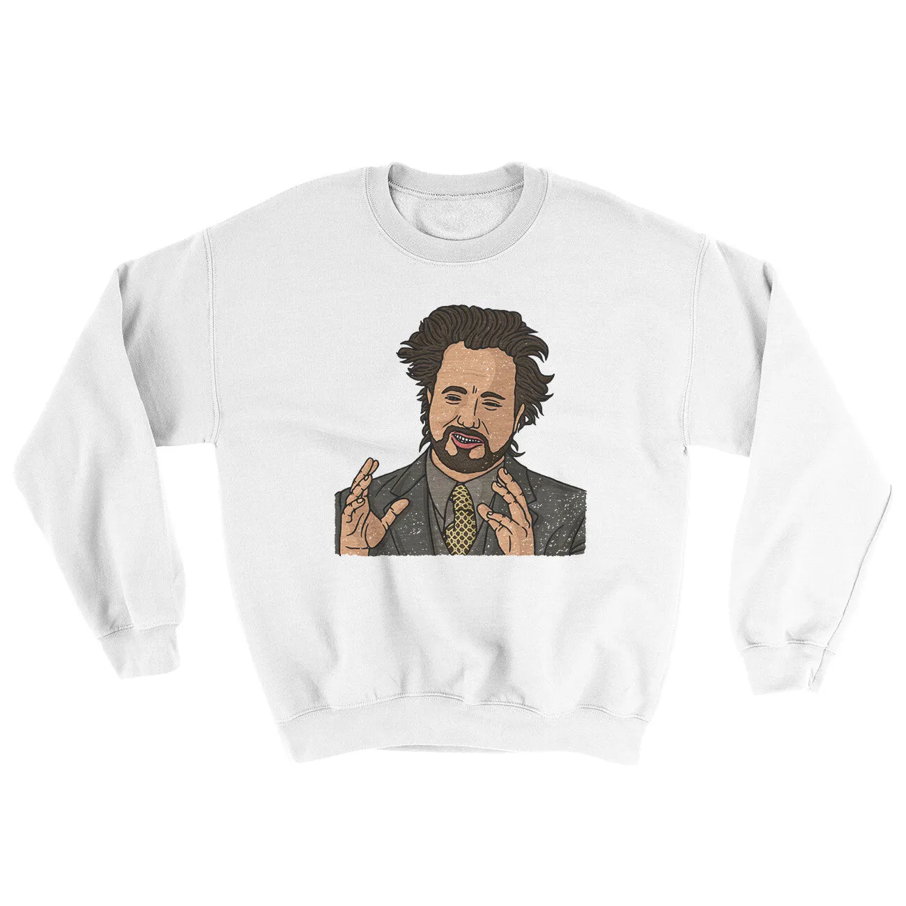 Alien Guy Meme Ugly Sweater