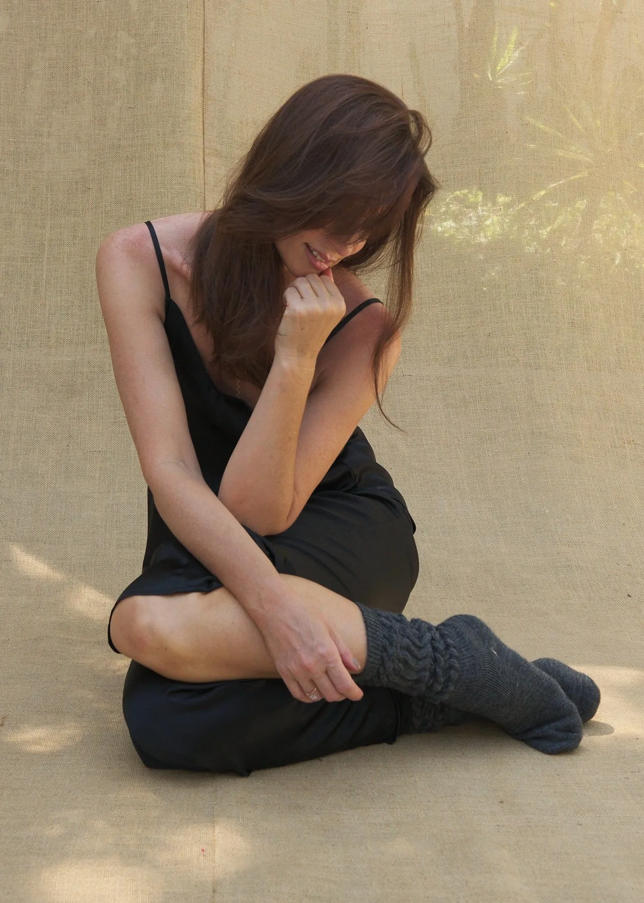 Alpaca Socks - Charcoal (Unisex)