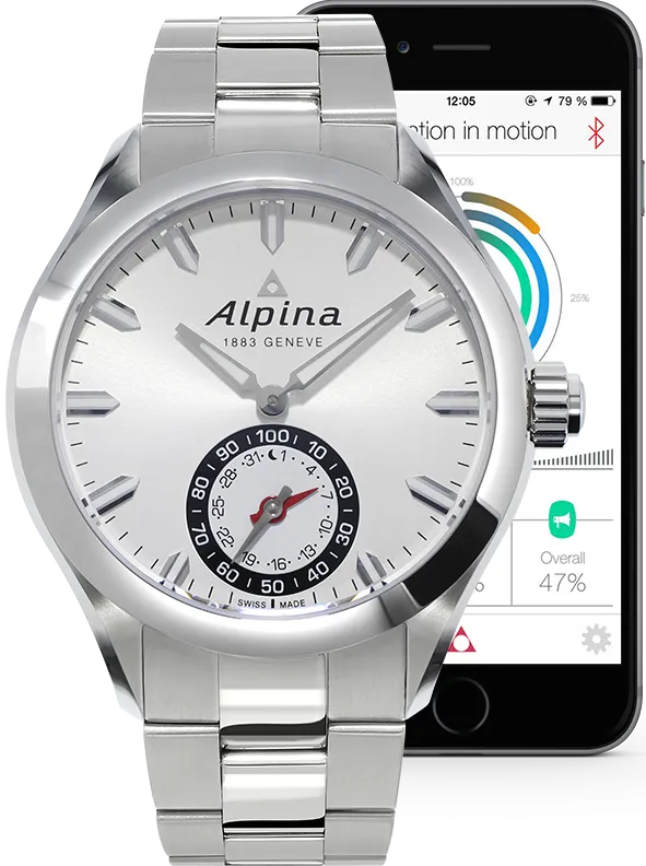 Alpina Watch Horological Smartwatch Motion X Quartz