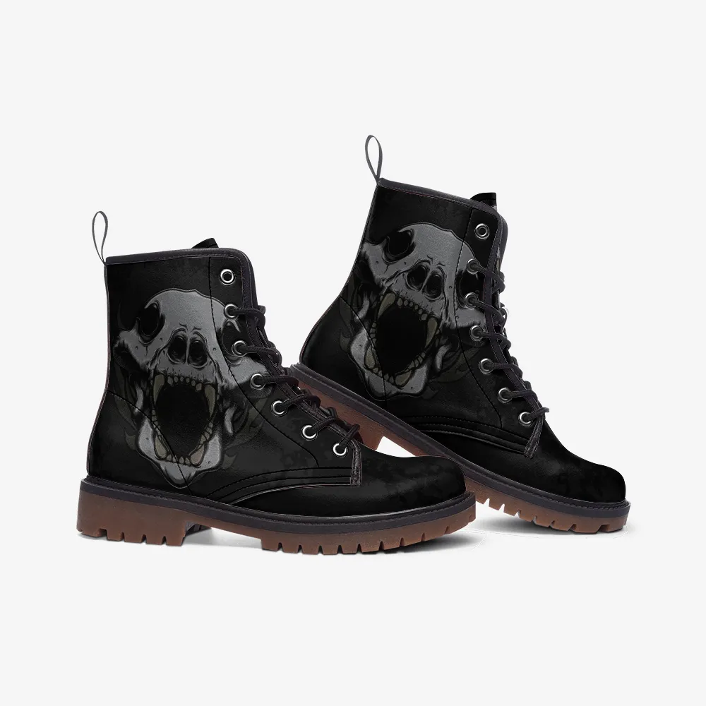 Animal Skull Casual Leather Lightweight boots MT