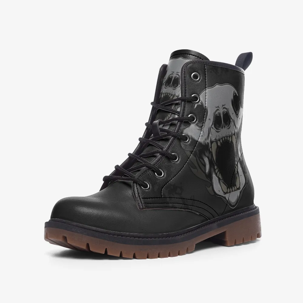 Animal Skull Casual Leather Lightweight boots MT