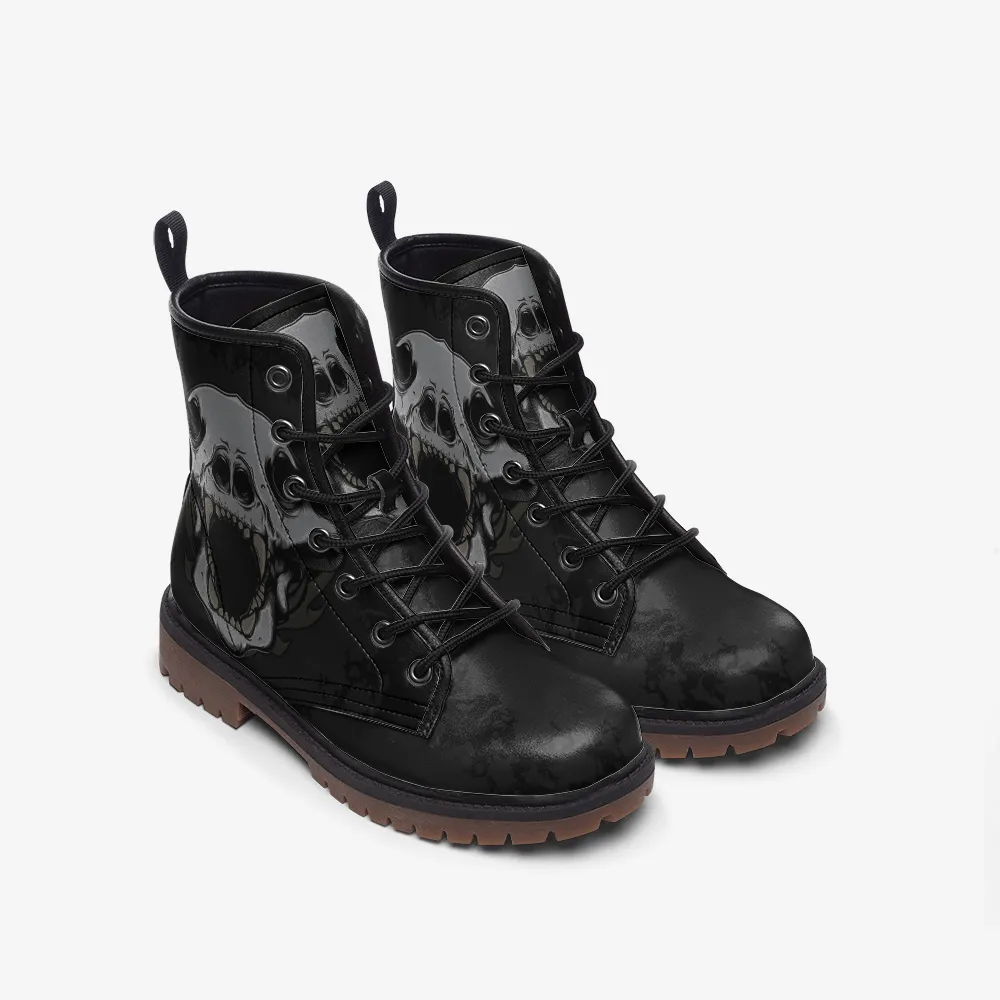 Animal Skull Casual Leather Lightweight boots MT