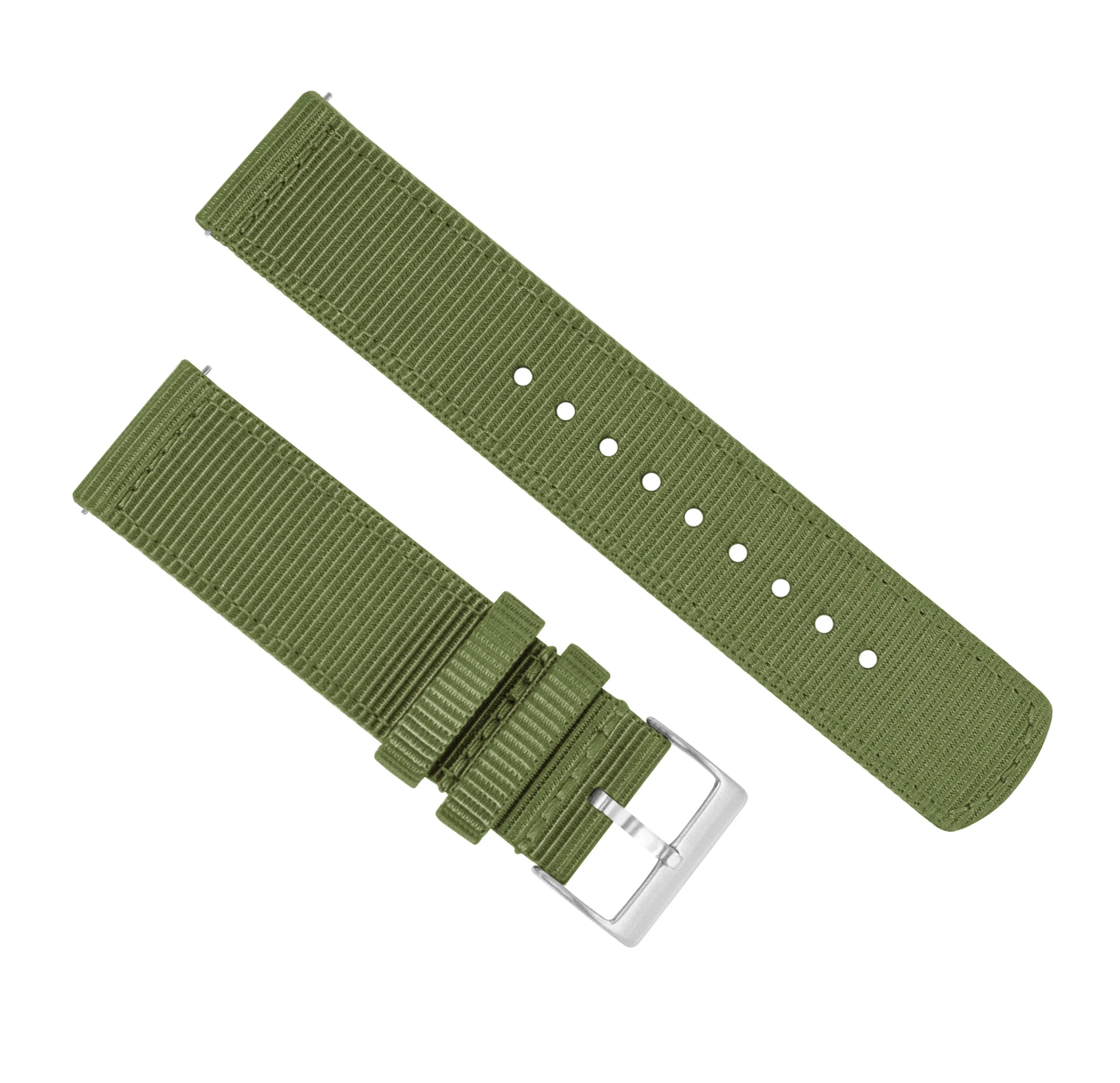 Army Green Two Piece NATO® style Watch Band