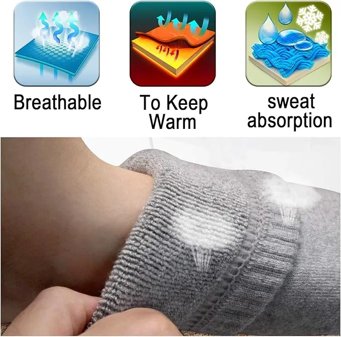 Autocastle Electric Battery Heated Socks Rechargeable Battery Powered Heating Sox Cold Weather Heat Socks for Men Women Outdoor Ride Camp Hike Warm Winter Socks Motorcycle Ski Thermo Foot Warmer Socks