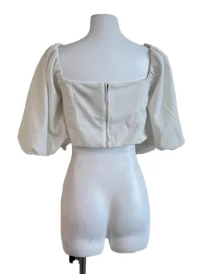 Baby Blue Loose Fit Blouse