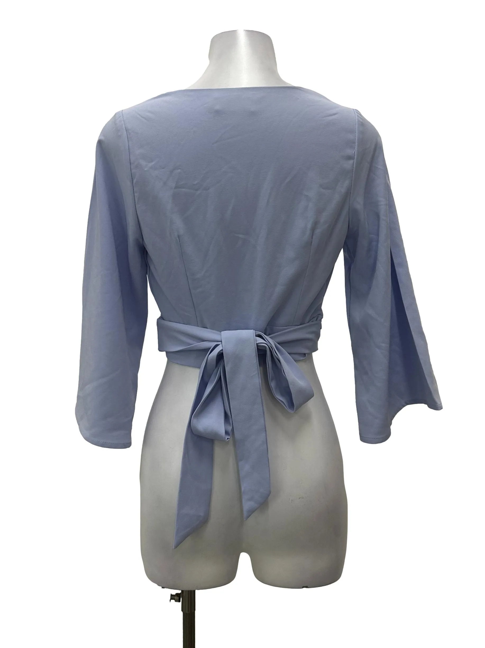 Baby Blue Sleeve Blouse
