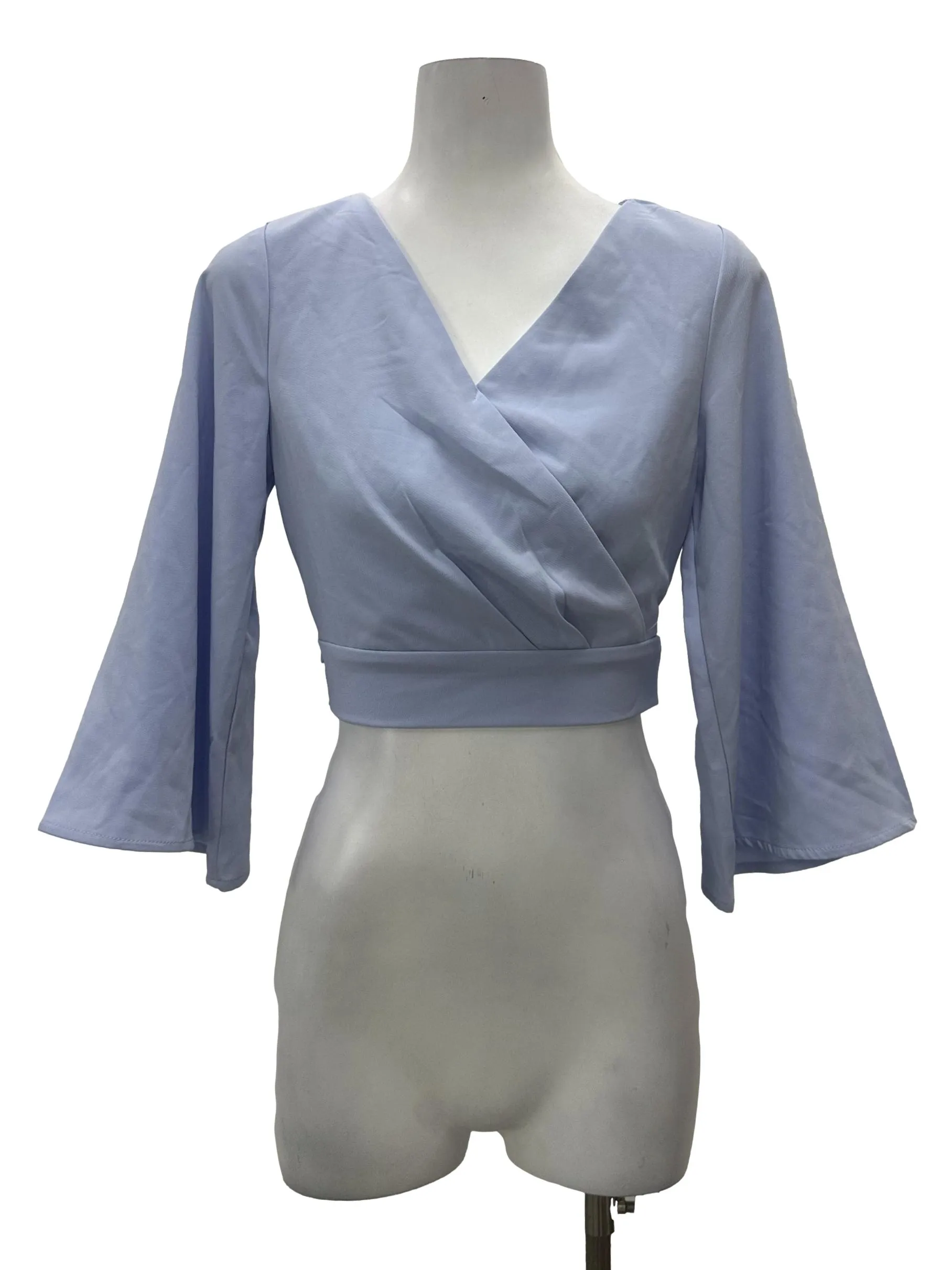Baby Blue Sleeve Blouse