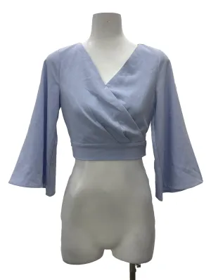 Baby Blue Sleeve Blouse