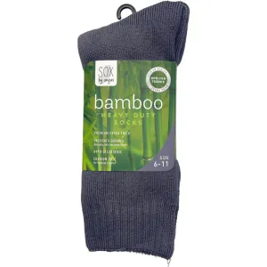 Bamboo Heavy Duty Socks - 1 Pack - Grey