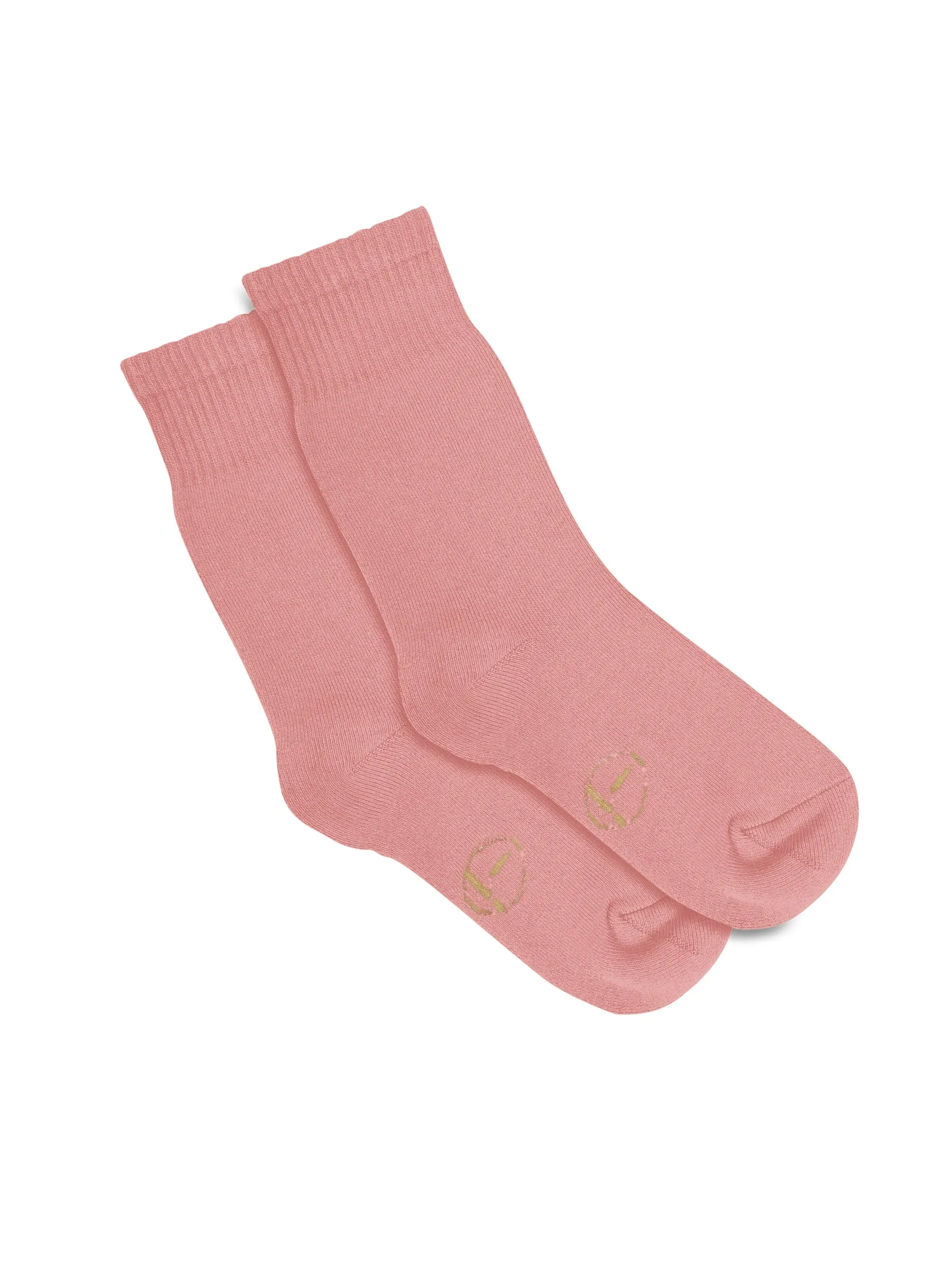 Bamboo Thick Socks - Pink Clay