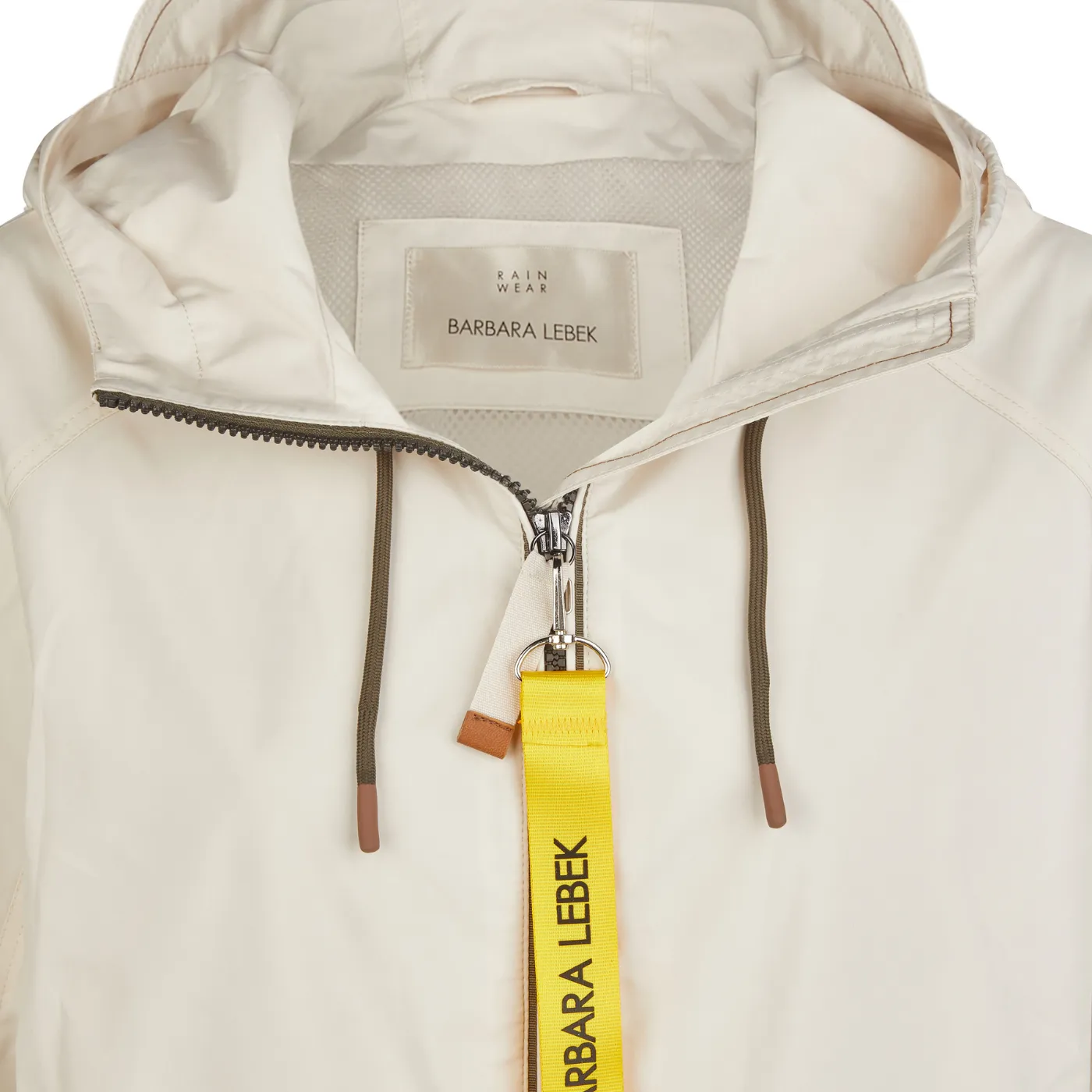 Barbara Lebek Jacket with Hood | Ecru