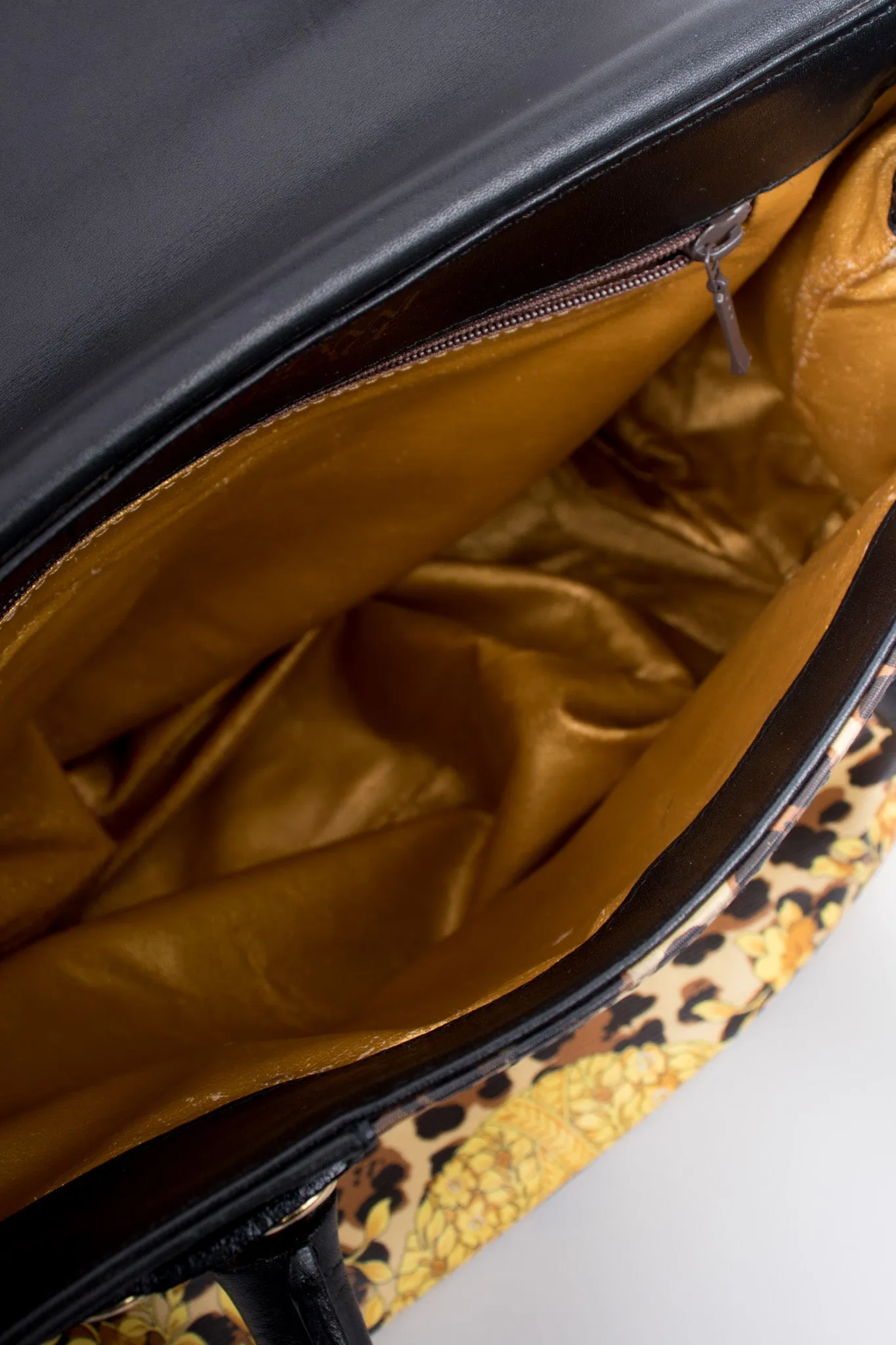 Baroque Leopard Print Bag