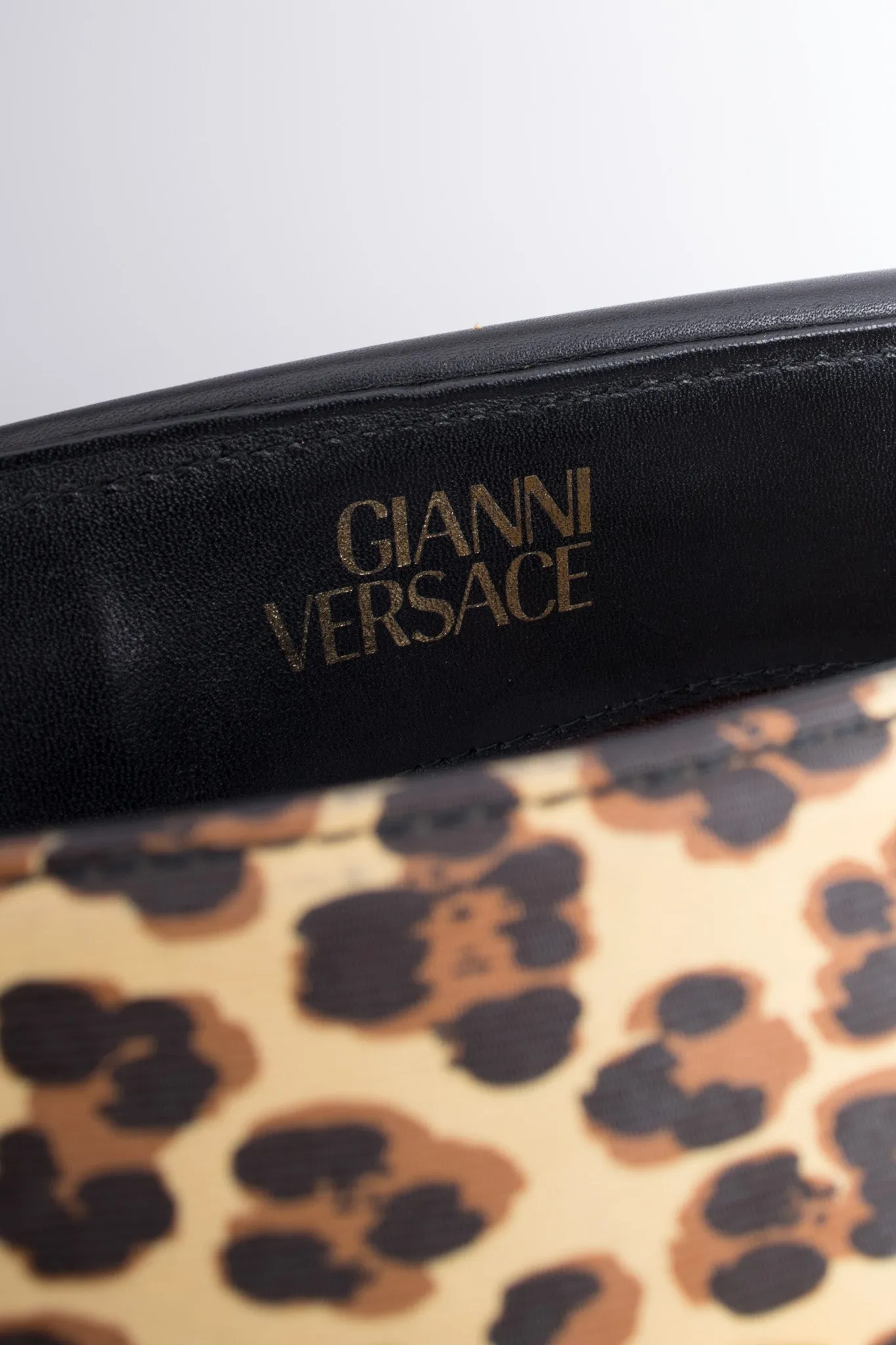 Baroque Leopard Print Bag
