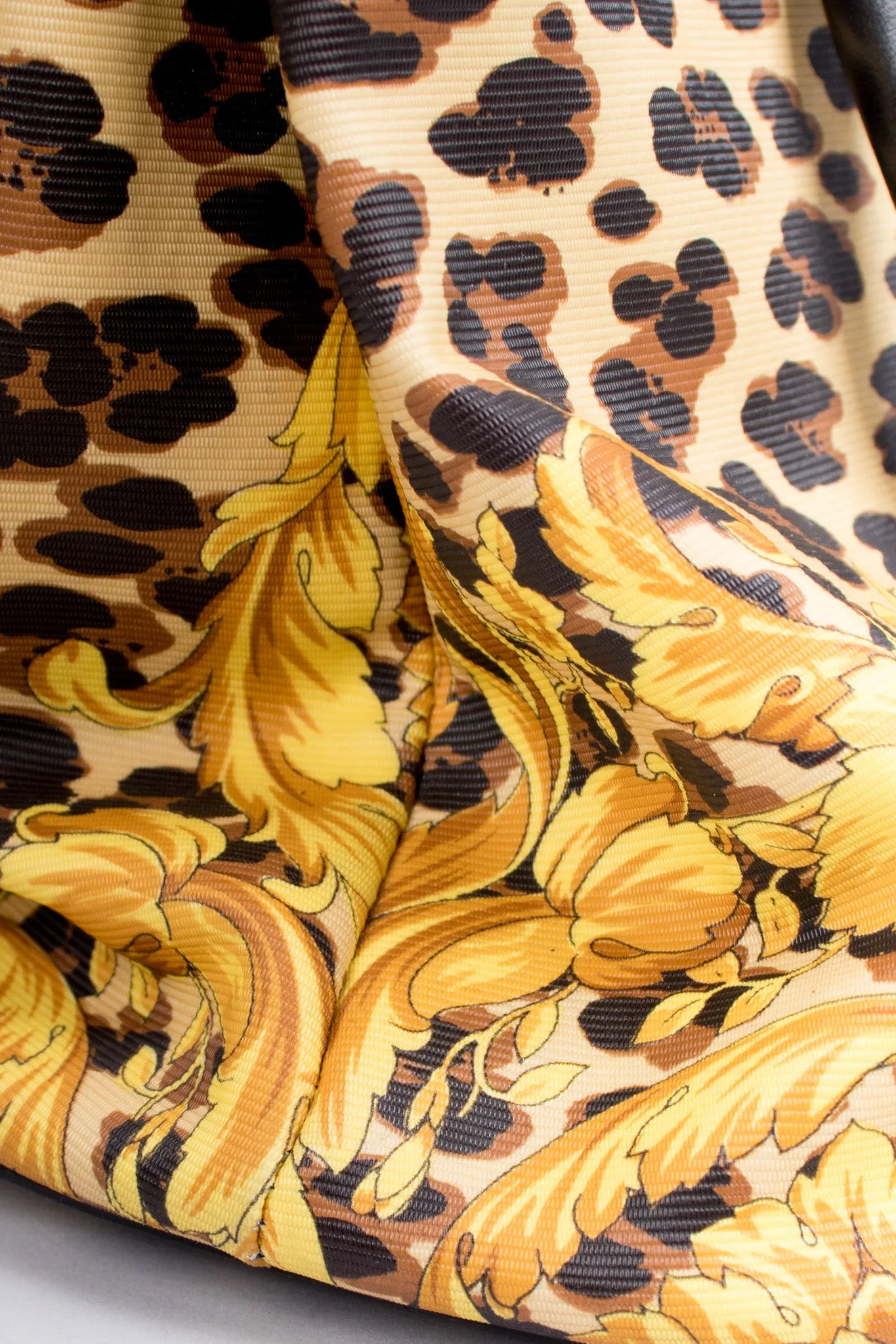 Baroque Leopard Print Bag