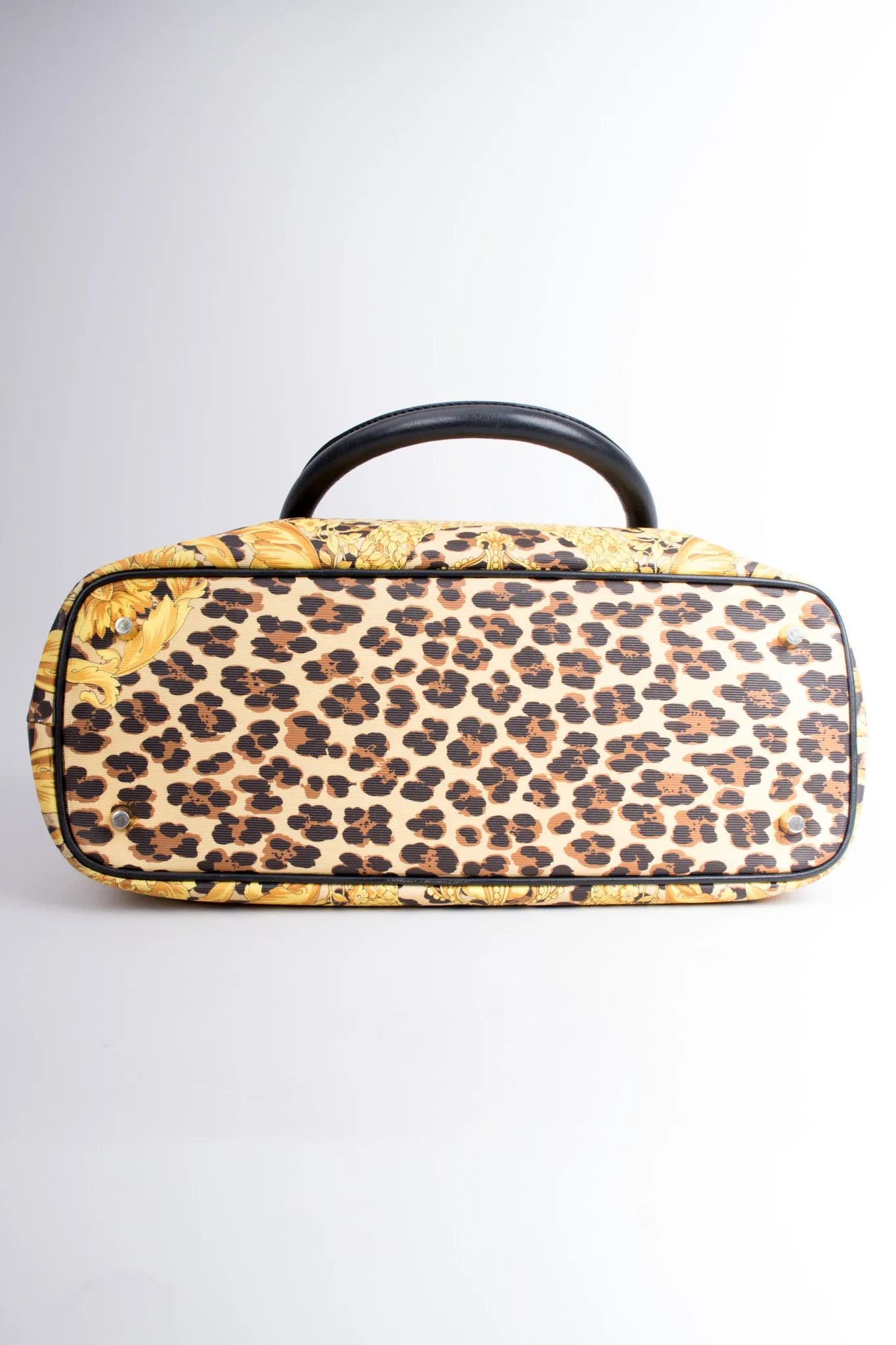 Baroque Leopard Print Bag