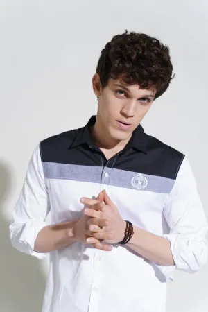 Black & White Casual Shirt
