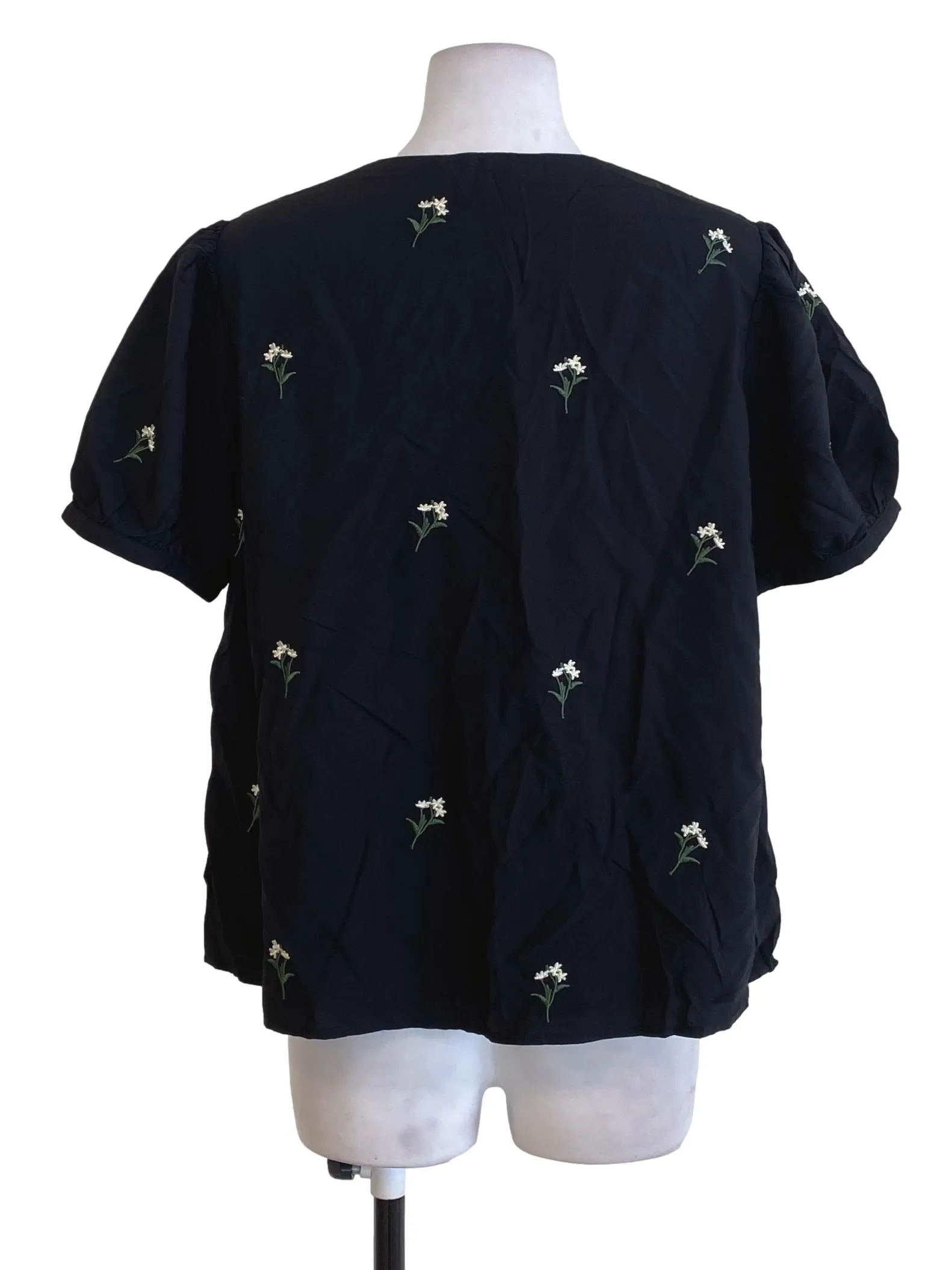Black Floral Blouse TCL