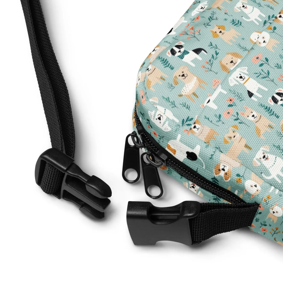 Blue Puppies Crossbody Bag
