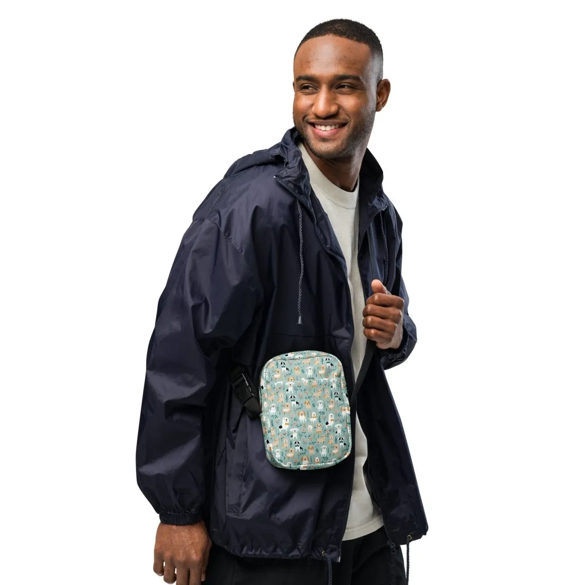 Blue Puppies Crossbody Bag