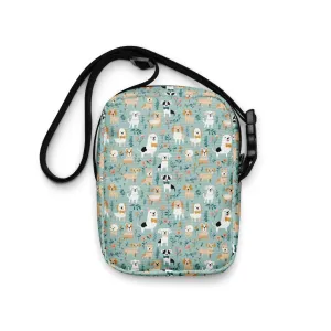 Blue Puppies Crossbody Bag