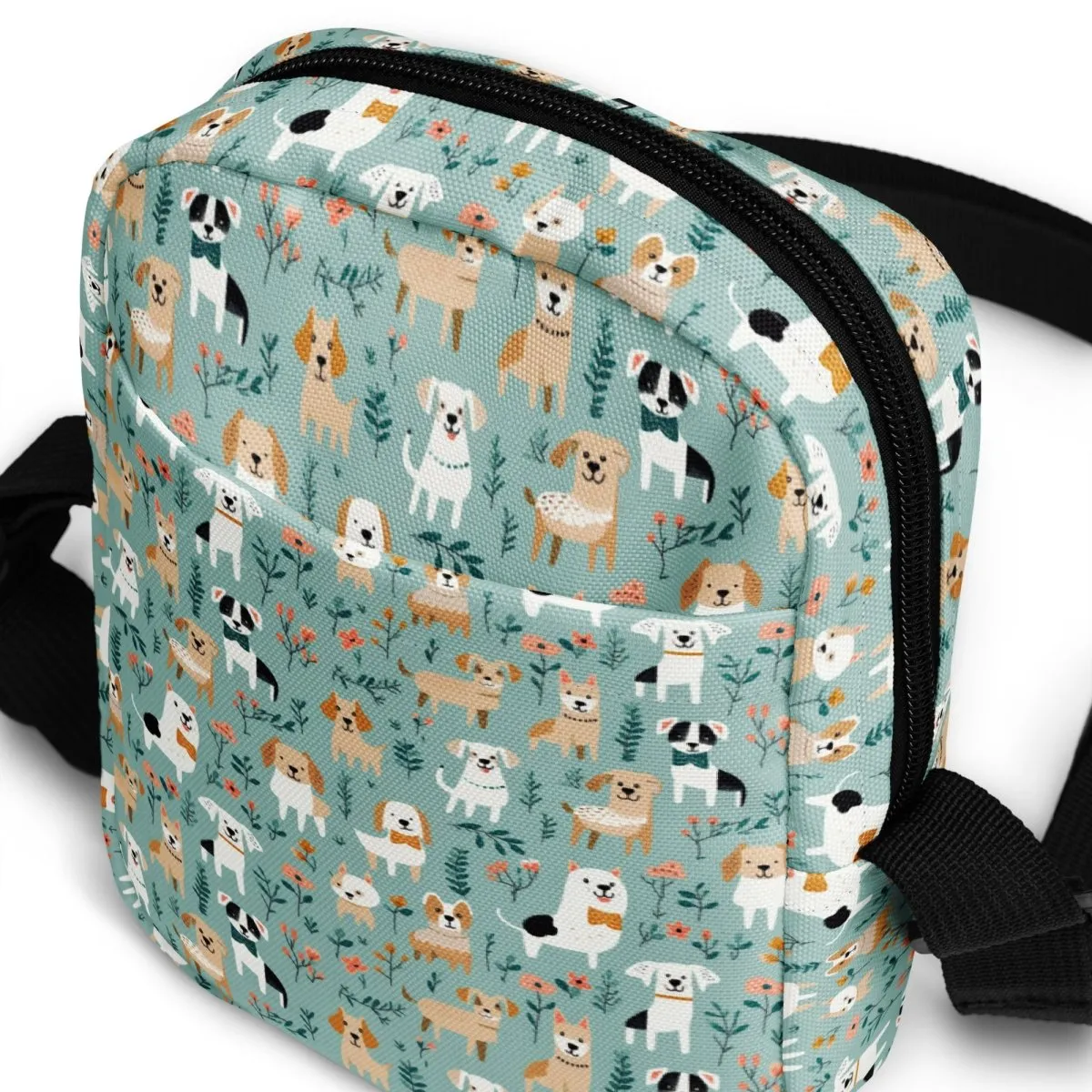 Blue Puppies Crossbody Bag