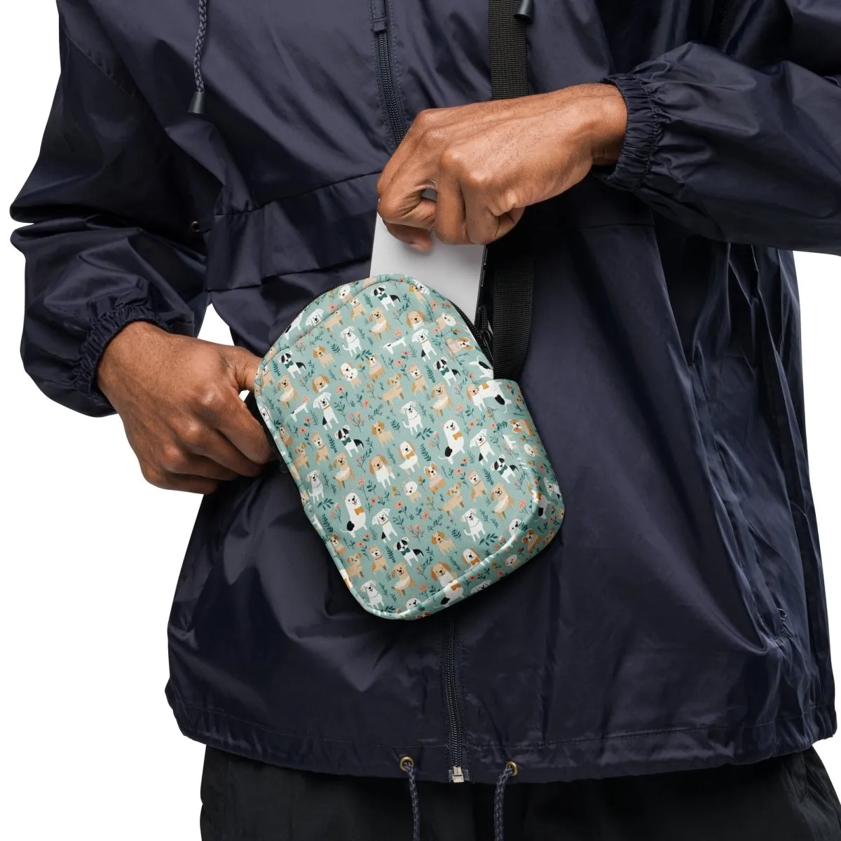 Blue Puppies Crossbody Bag