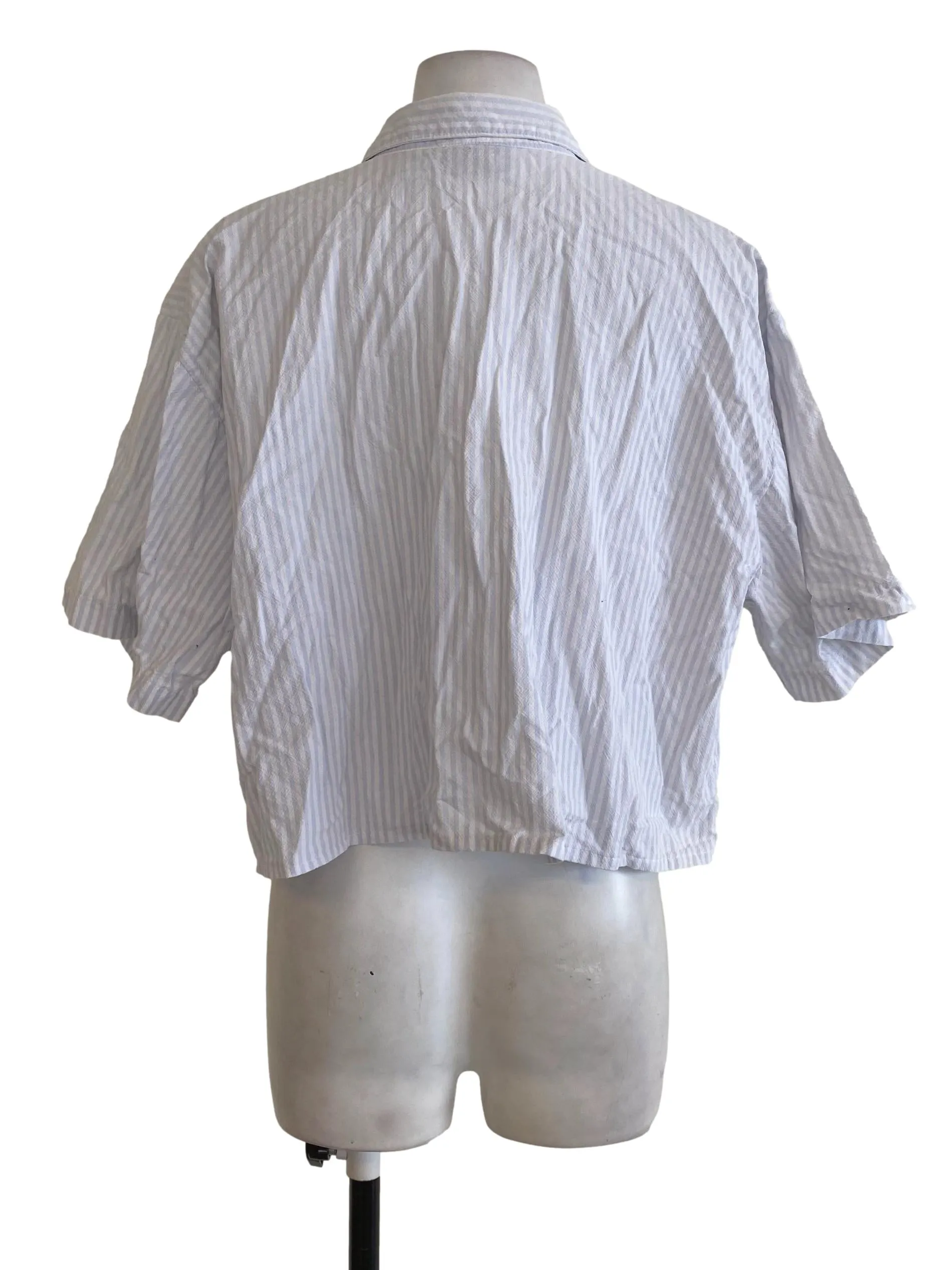 Blue Striped Blouse