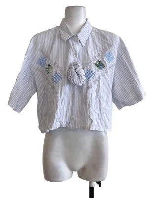 Blue Striped Blouse