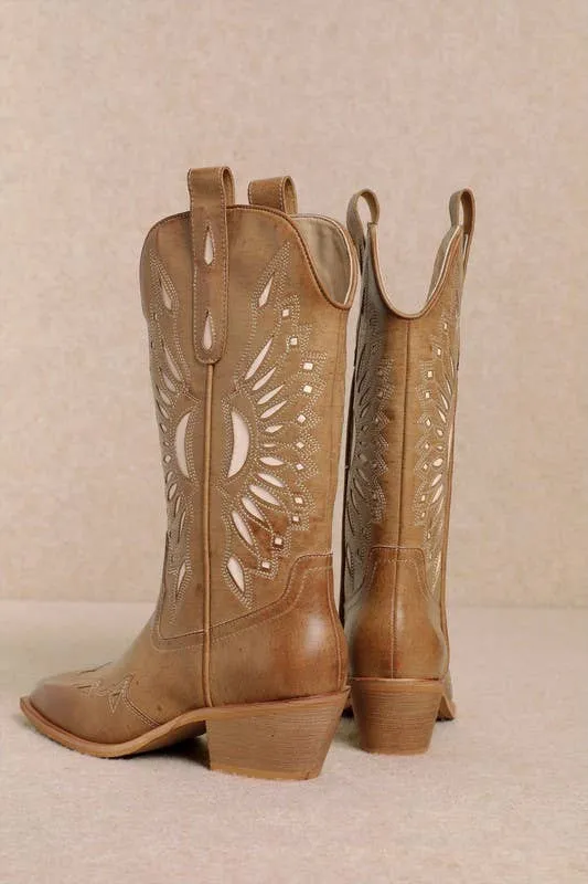 Britney Blues Cowboy Boots