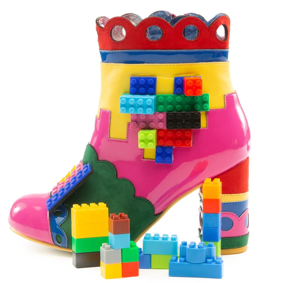 Building Love Platform Heel Boots