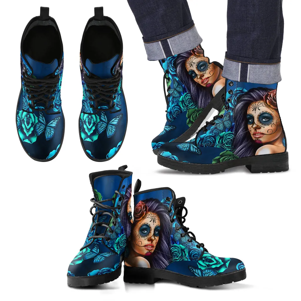Calavera Women's and Men's Eco-Friendly Leather Boots