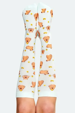 Capybara Bamboo Compression Socks
