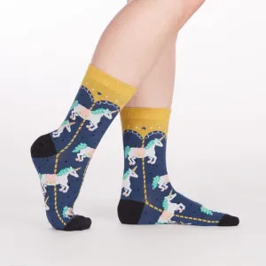 Carousel Crew Sock (7-10 years)