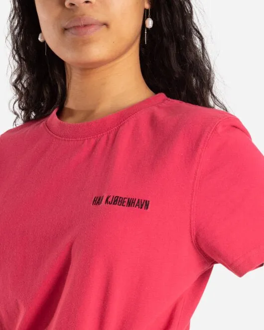 Casual Tee - Faded Dark Pink