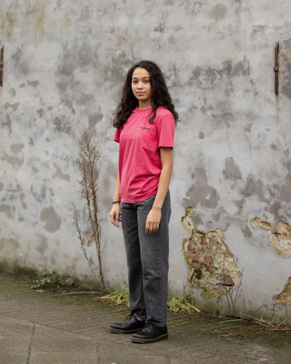Casual Tee - Faded Dark Pink