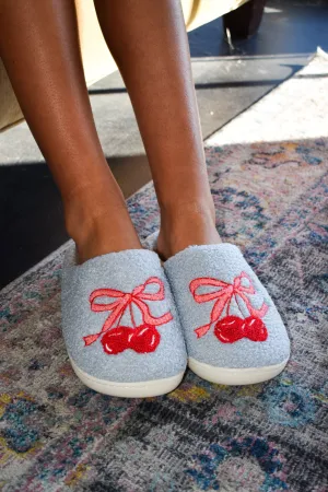 Cherries & Bows Slippers