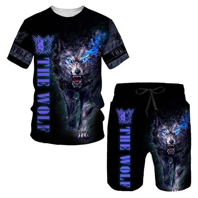 Christianartbag Clothing, Men's T-shirt Set 3D Fierce Lion, Christian 3D T-Shirt, Christian 3D Hoodie, Christian 3D Sweater, Personalized Hoodies.