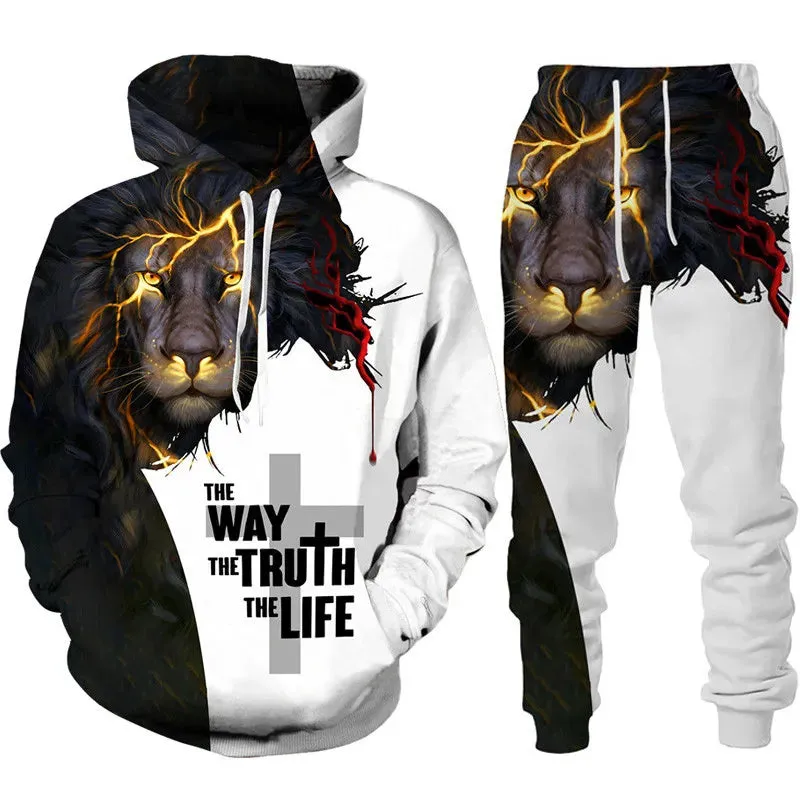 Christianartbag Clothing, Unisex Hoodie 3d Set Christian Bible Faith Jesus God, Christian 3D T-Shirt, Christian 3D Hoodie, Christian 3D Sweater, Personalized Hoodies.